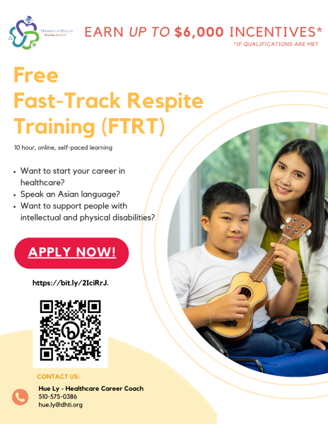 Fast-Track Respite Training Flyer